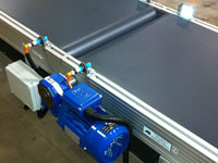 Belt conveyor geared motor